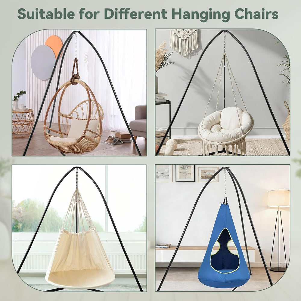 Tripod Hammock Chair Stand for Multi-Use, Heavy-Duty Hammock Chair Stand for ...