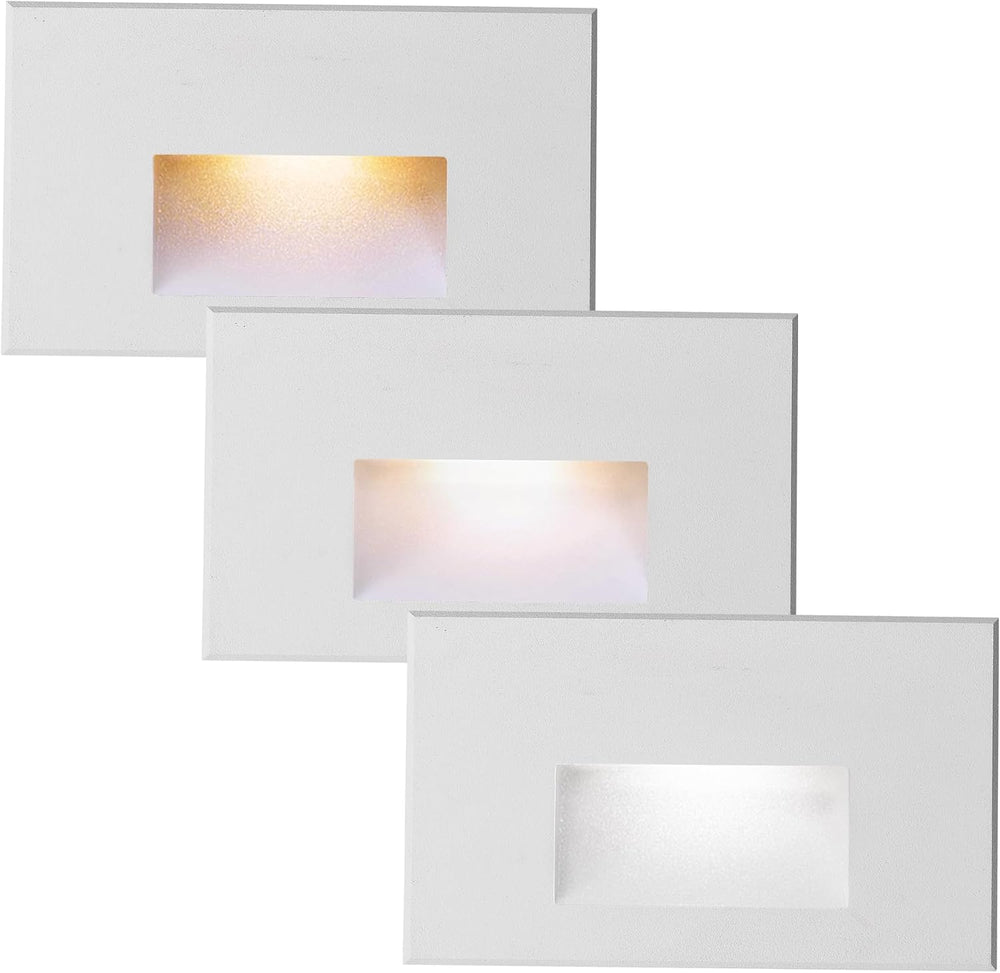 Step Lights Outdoor Indoor Stair Lights 120V Dimmable 3CCT 4W 3PACK