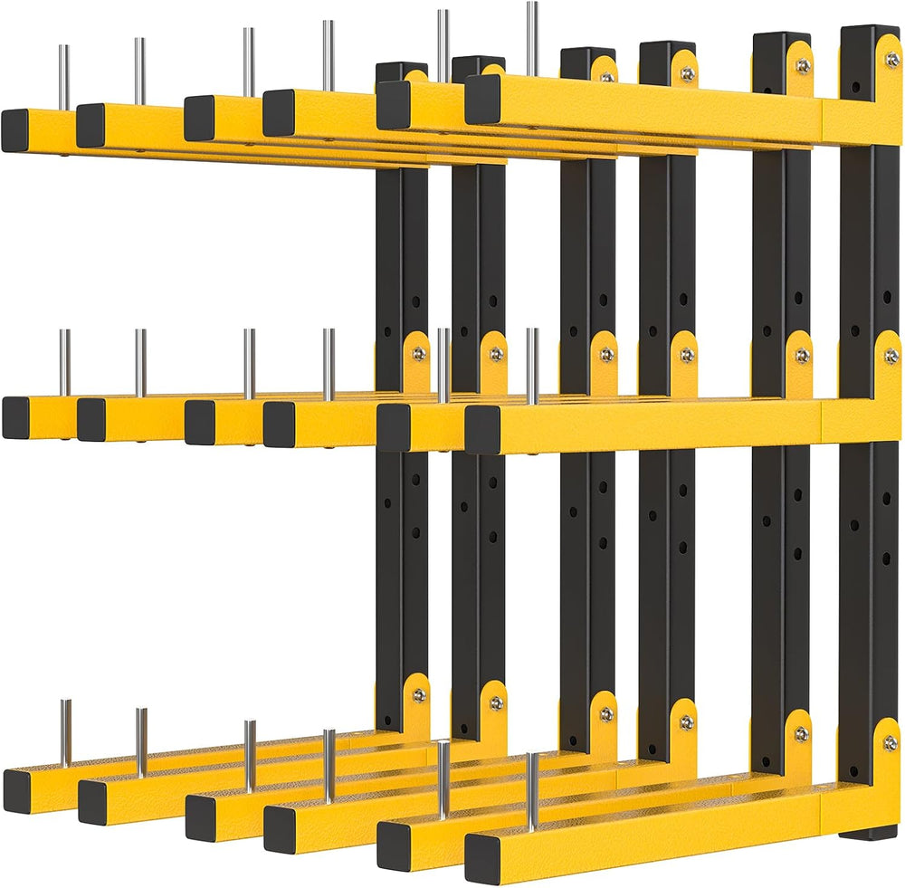 Lumber Rack Wall Mount Storage Racks Folding Wood Organizer Heavy Duty Shelf ...