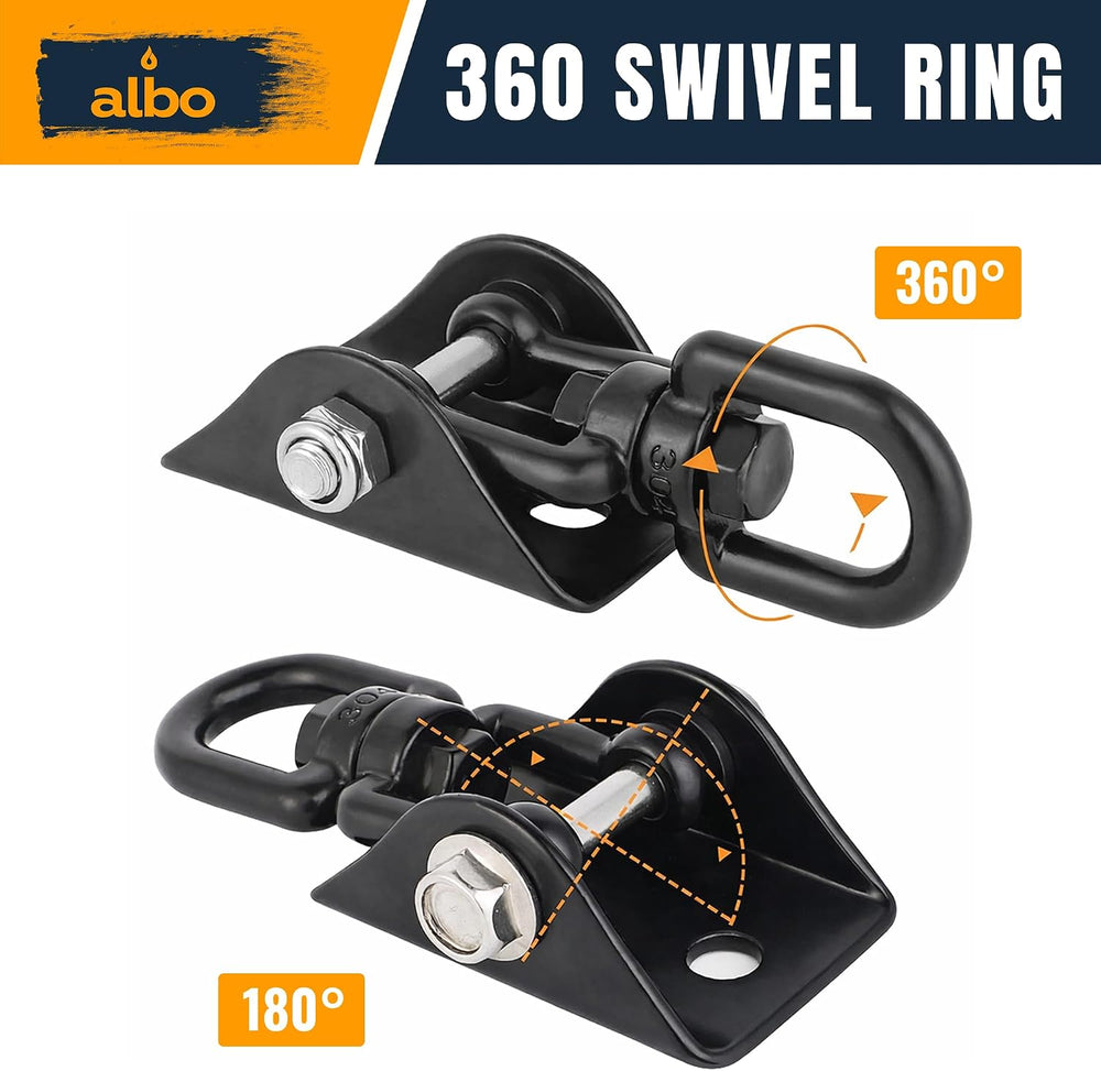 Albo Heavy Duty Swing Hangers 4 Pack, 2650 LBS