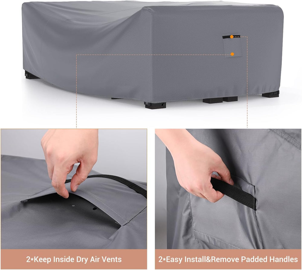 Mrrihand Outdoor Patio Furniture Covers Waterproof 138"Lx86"Wx28&qu...