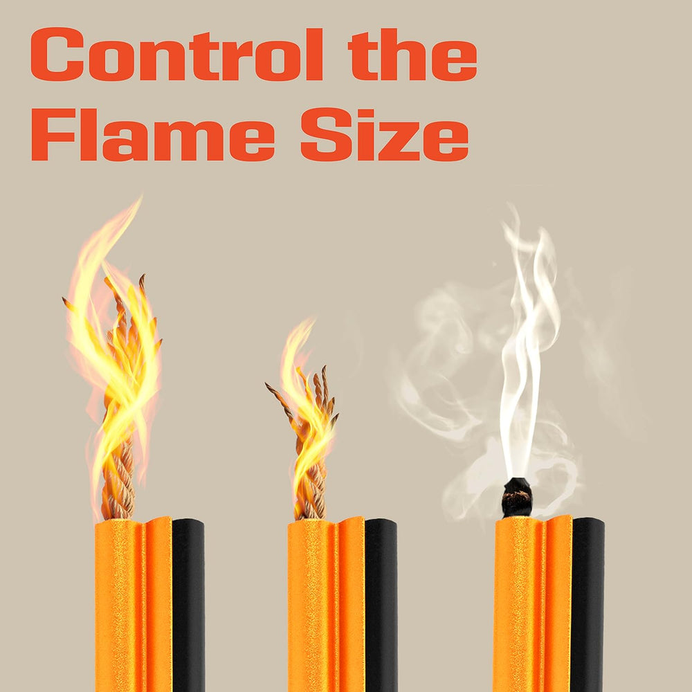 PREPARED4X Fire Starter Survival Tool, Ferro Rod Flint and Steel Kit
