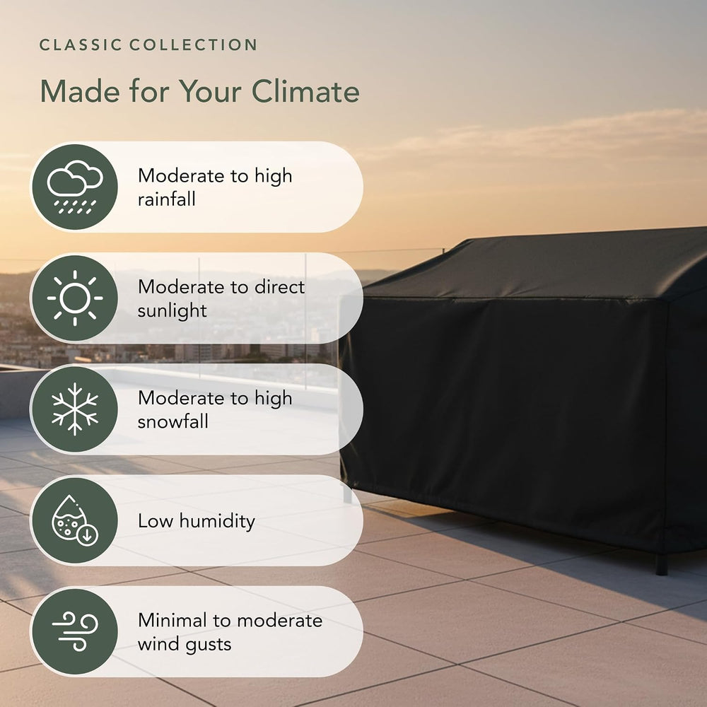 Covermates Classic Outdoor Sofa Cover - 48W"x26D"x34H" - Water...