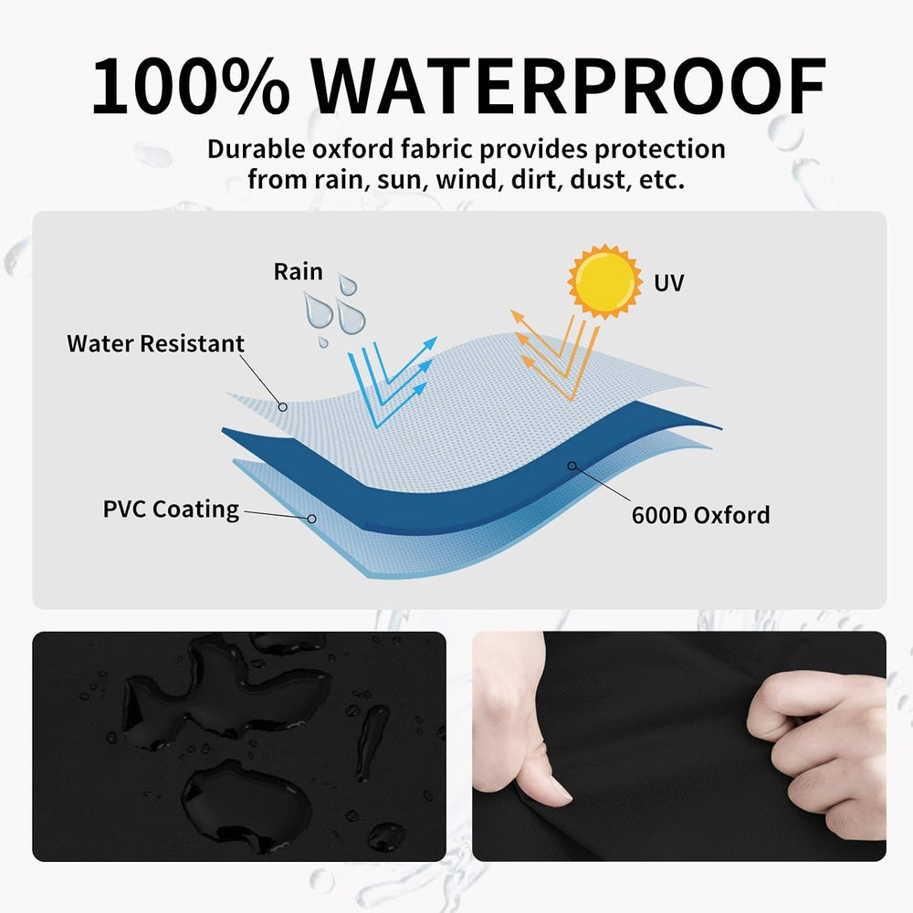 Easy-Going Heavy Duty 600D Outdoor Daybed Cover, 75" Dia x 35"/18&q...