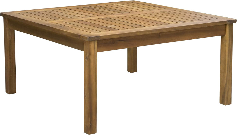 Christopher Knight Home Perla Outdoor Acacia Wood Coffee Table, Teak Finish ,...