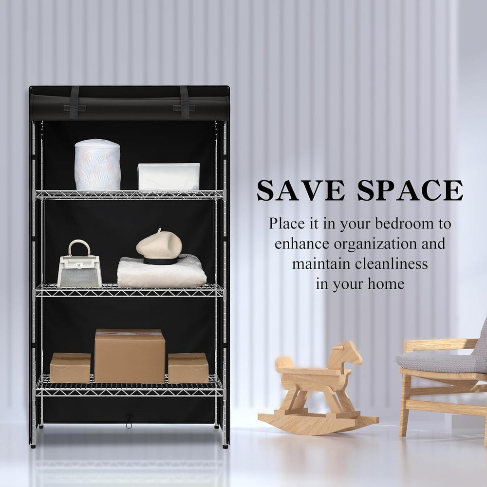 Waterproof Wire Shelving Cover,Dustproof Protection for Storage Racks,Ideal f...