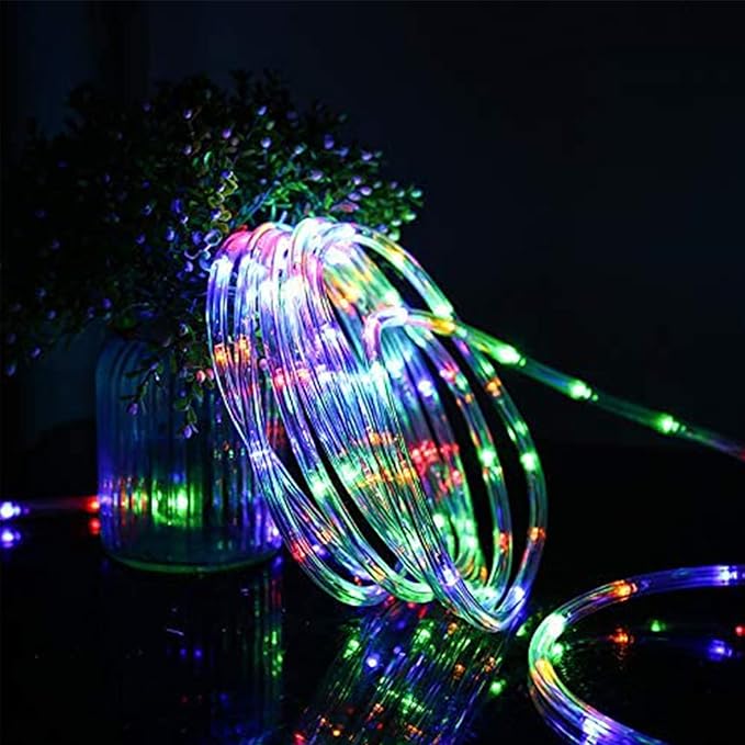 100ft LED Rope Lights Outdoor, 720 LED Connectable and Flexible Tube Lights w...