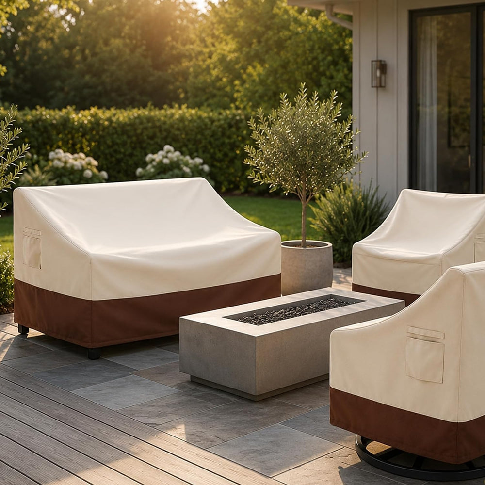 Heavy Duty Outdoor Chair Covers Waterproof-2 Pack Patio Chair Covers for Ourd...
