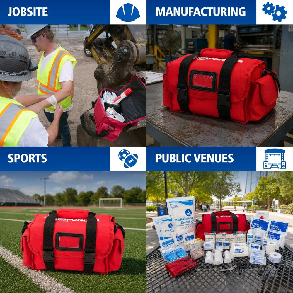 First Aid Only 520-FR All-Purpose First Responder Emergency First Aid Kit for...