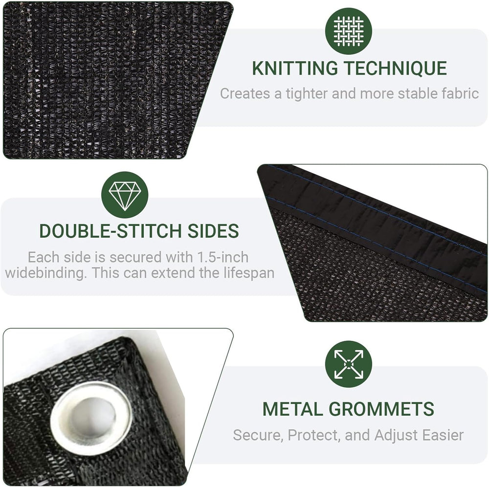 10 x 20 FT 55% Heavy Duty Shade Cloth Mesh Tarp