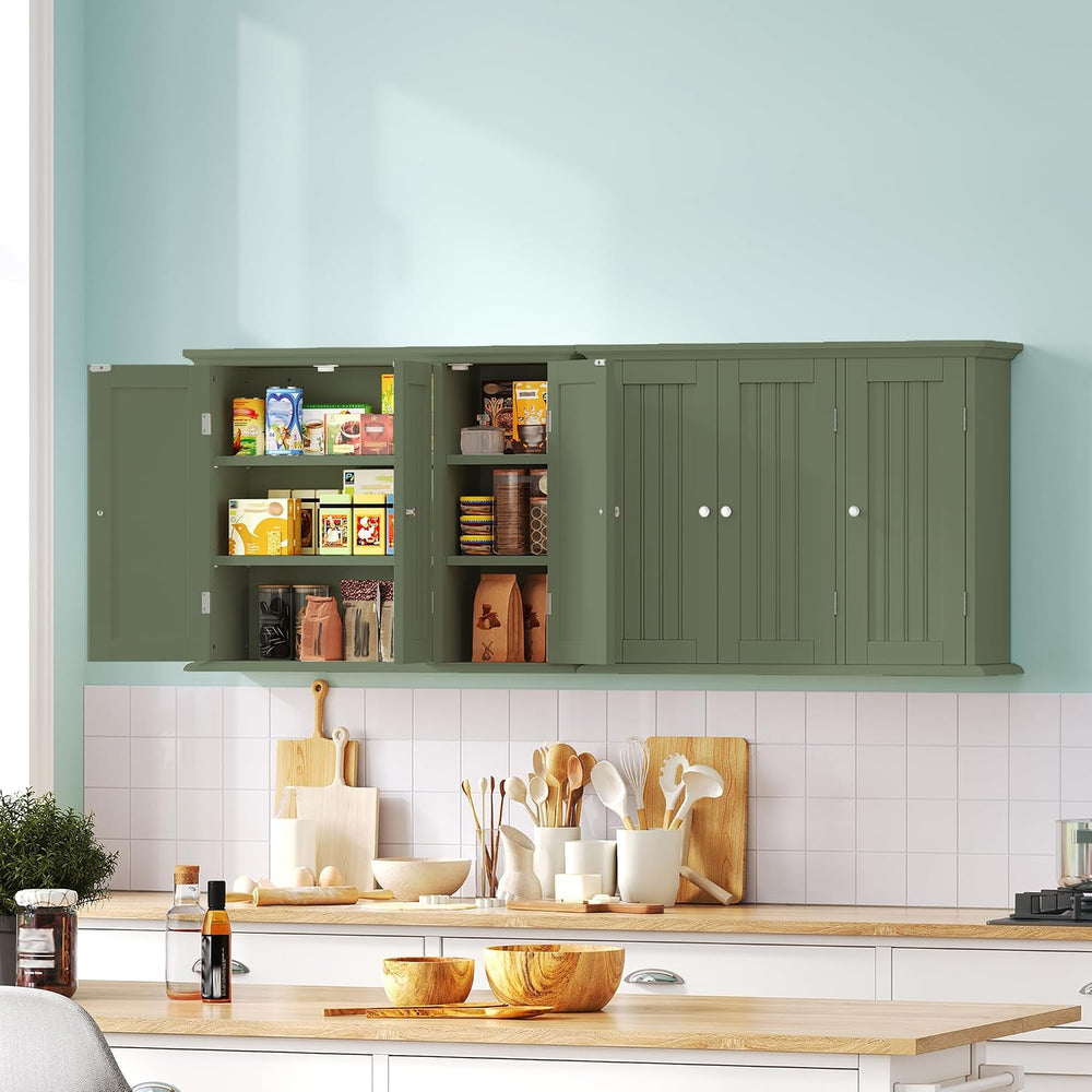 ChooChoo Laundry Cabinet with 3 Doors and Adjustable Shelves