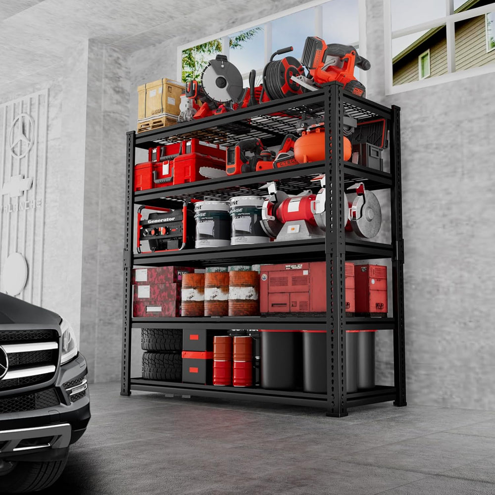 Storage Shelves, Garage Shelving Heavy Duty 2500 LBS Capacity, 40"L x 18...