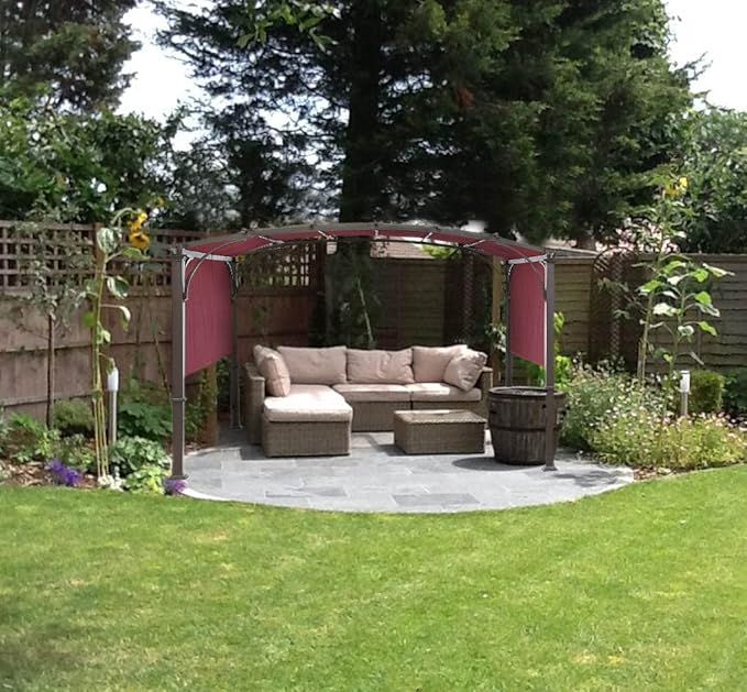 Universal Doubleton Steel Pergola Replacement Cover for Pergola Structures L-...