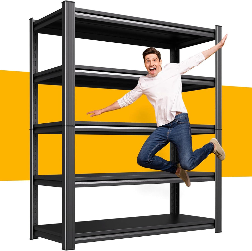 Storage Shelves,Adjustable Shelving Unit,5T Metal Garage Shelving ,Heavy Duty...