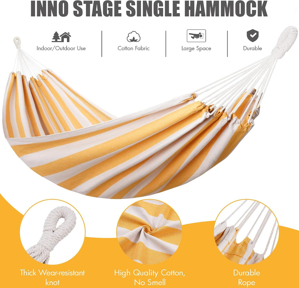 INNO STAGE Double Hammock with Tree Straps, Extra Large 2 Persons Hammock