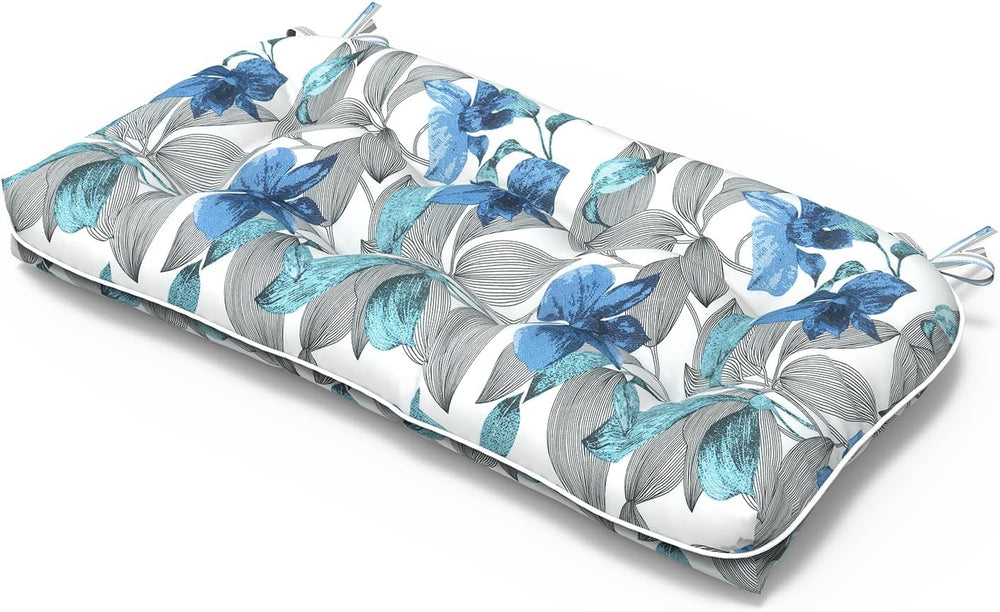 Tufted Bench Cushion for Outdoor Furniture, Patio Swing Cushion 44 x 19 x 5 I...