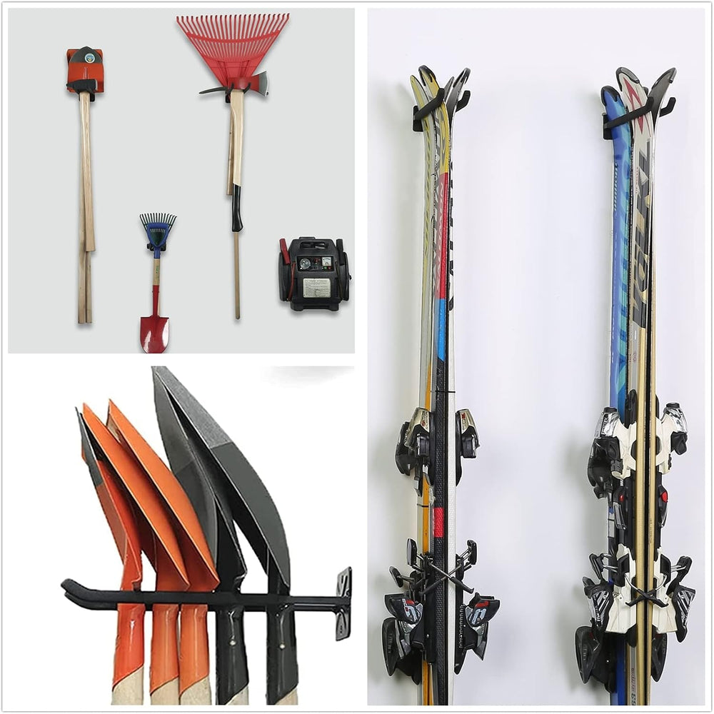 TORACK 4-Pack Garage Storage System Hooks, Wall Mount Tool Organizer