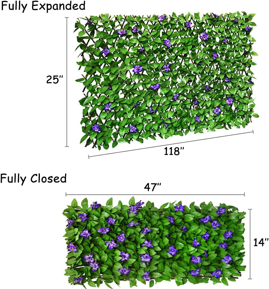 Expandable Privacy Fence Screen for Balcony Patio Outdoor Porch