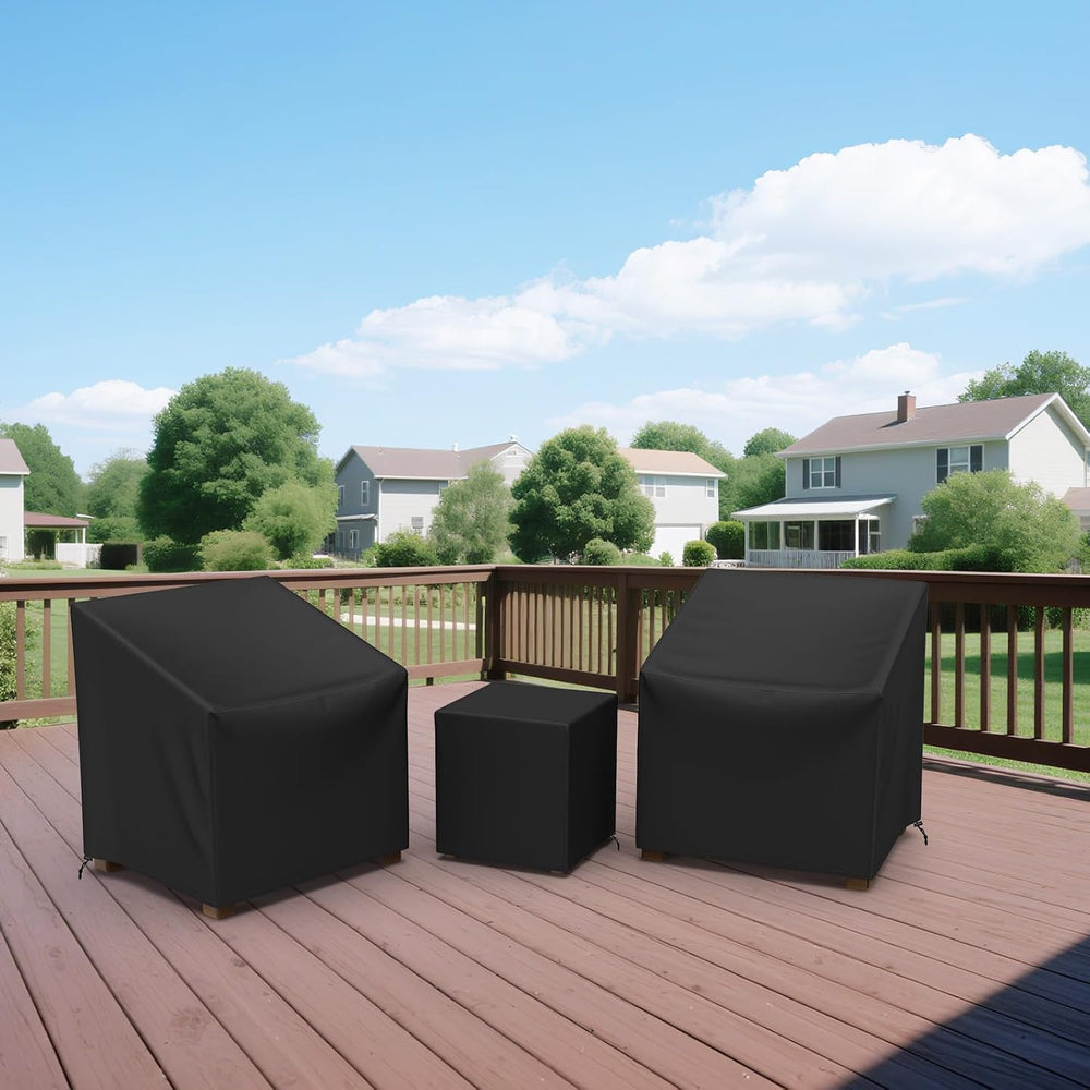 Gasadar Patio Chair Cover - 2 Pack, 32.3"W x 30.3" D x 31.5" H