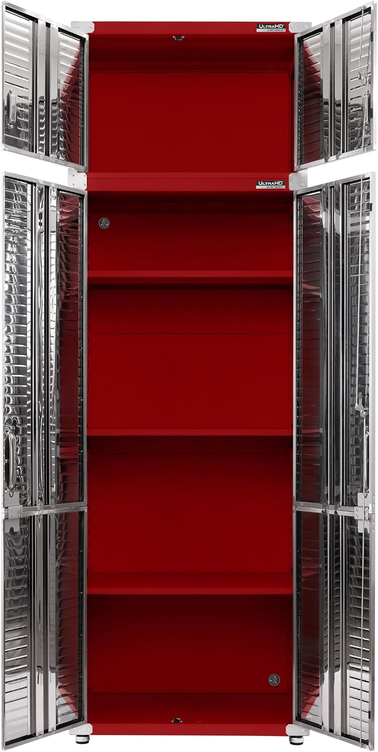 Seville Classics UltraHD 2-Piece Heavy Duty Mega Solid Steel Metal 2-Door Loc...