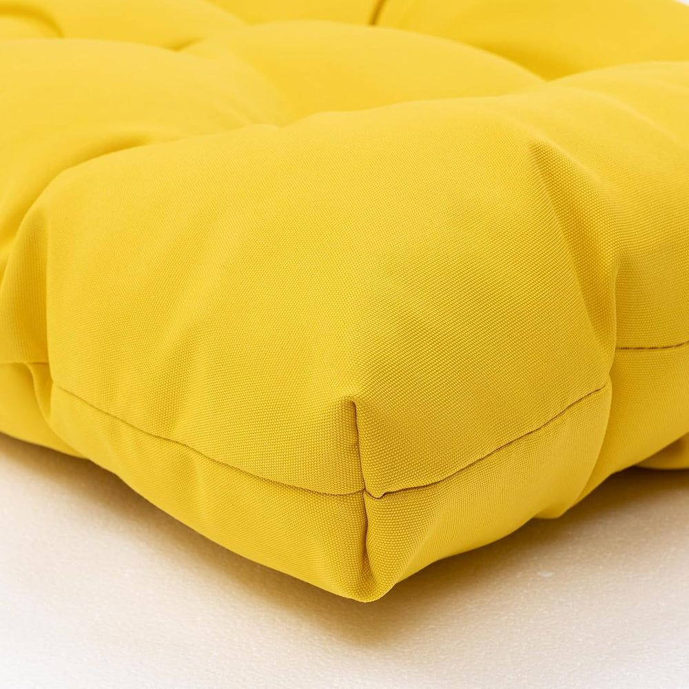 QILLOWAY Outdoor Patio Cushions Set of 3, Wicker Furniture Cushions with Ties...