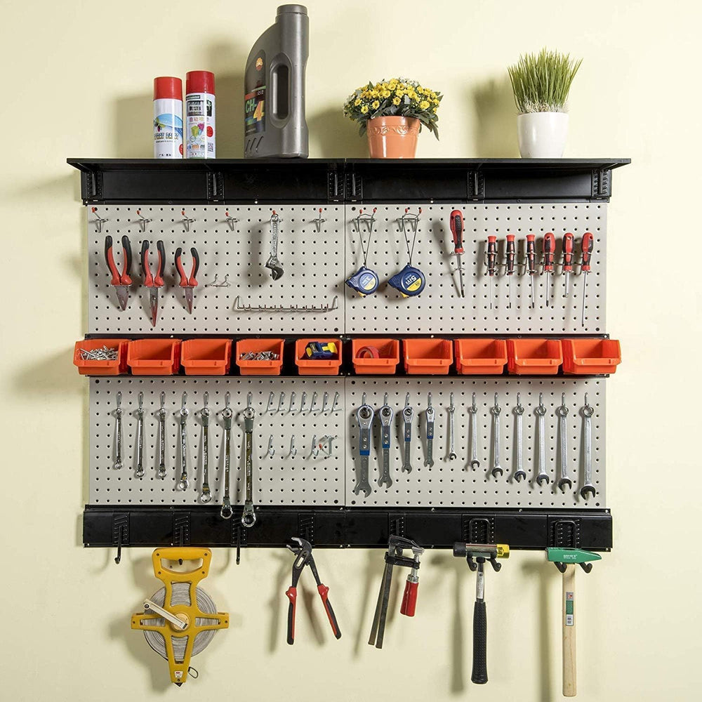 Pegboard Wall Organizer, 48 X 36 inch Garage Storage Pegboard