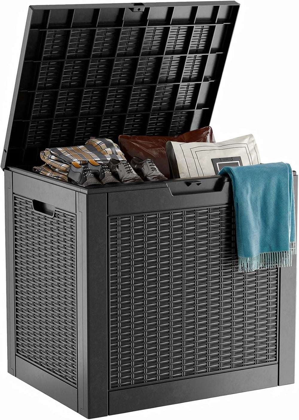 Deck Box Large Outdoor Storage for Patio Furniture, Outdoor Cushions, Garden ...