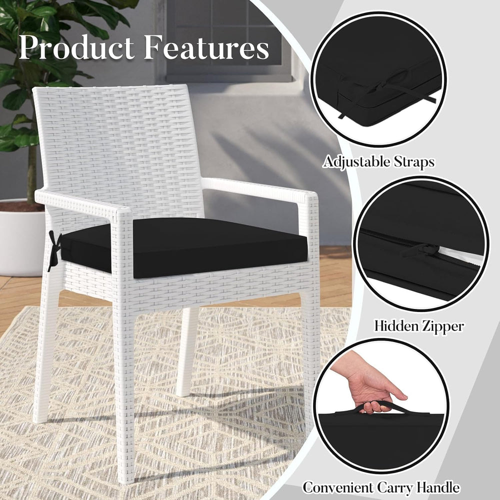 Basic Beyond Outdoor Cushions for Patio Furniture: Waterproof & UV Resist...