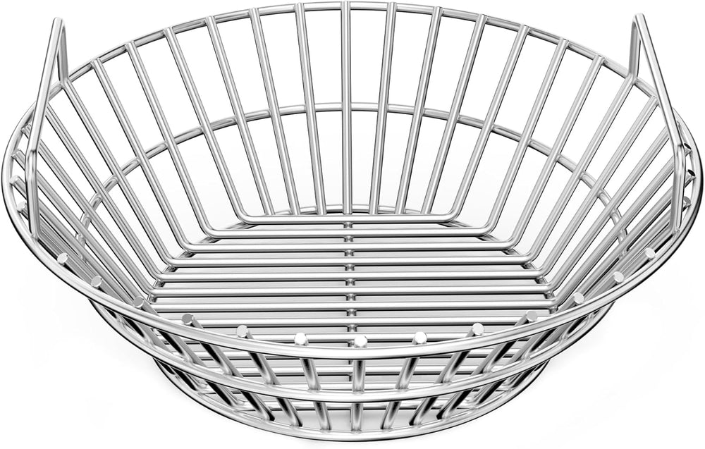 onlyfire Stainless Steel Charcoal Ash Basket with Handle Charcoal Holder | Fi...