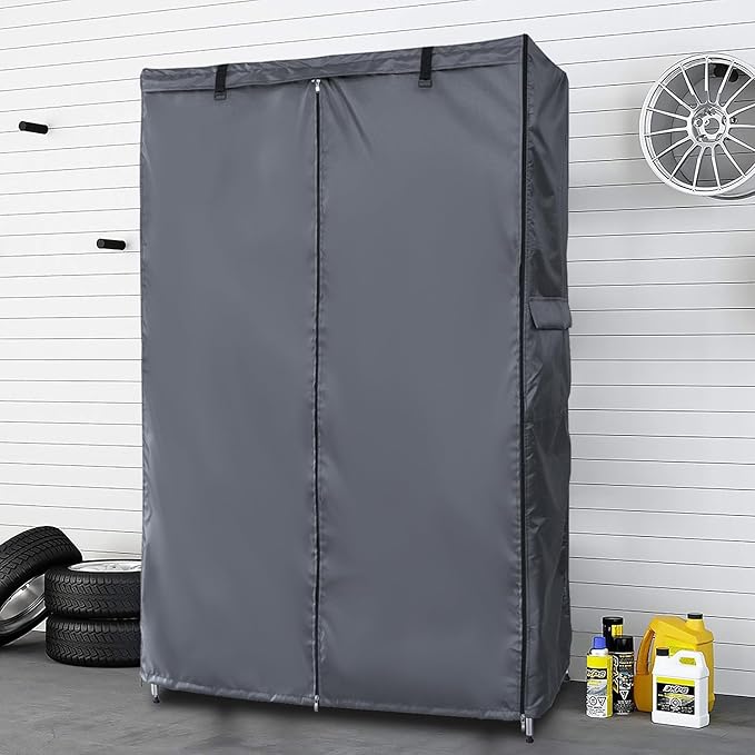 Waterproof Shelf Cover,600D Heavy Duty Dustproof Storage Wire Rack Covers,Out...