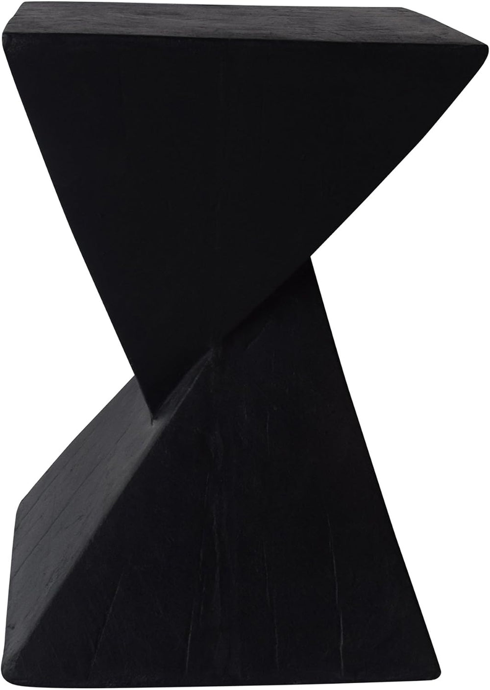 Christopher Knight Home Kajsa Outdoor Lightweight Concrete Accent Table, Black