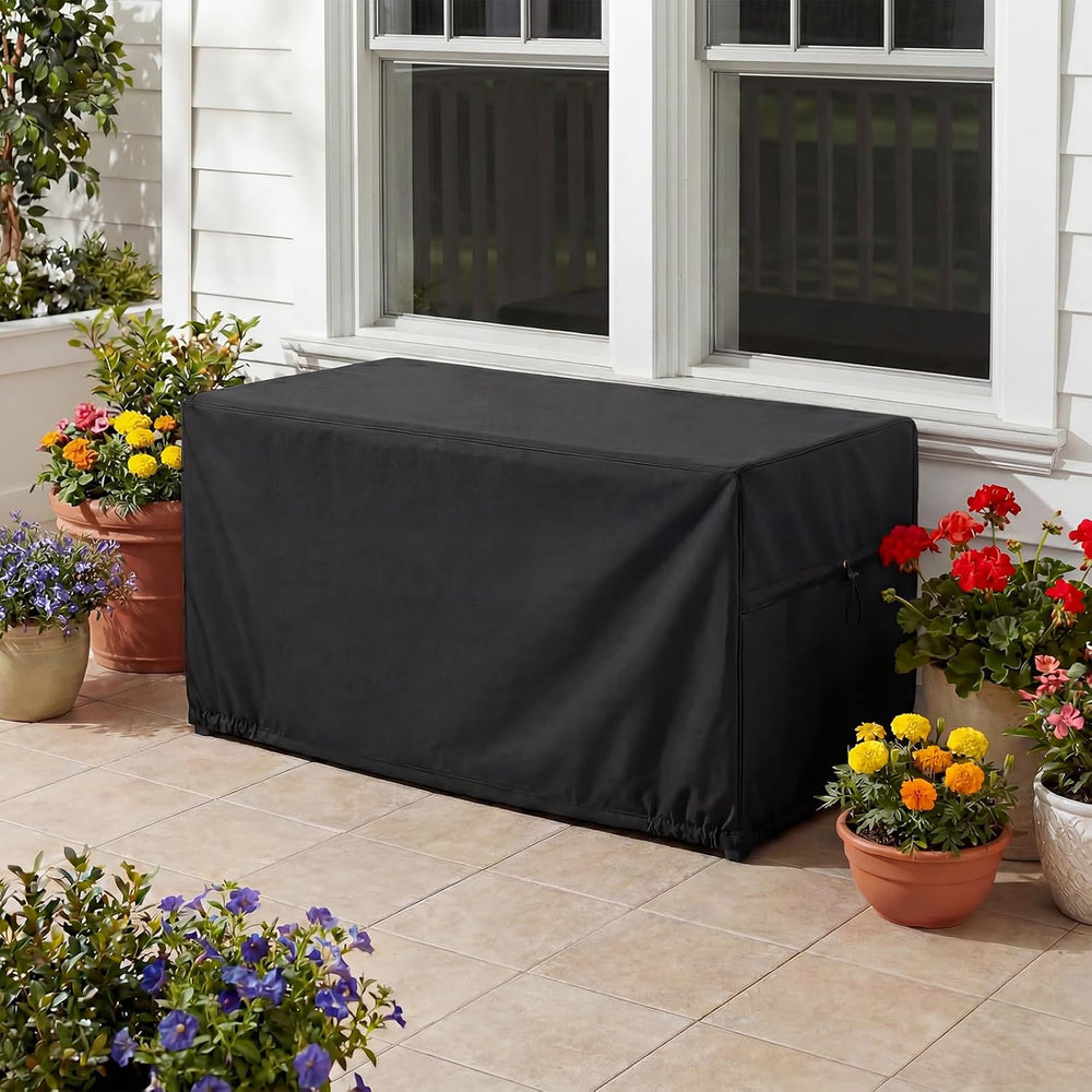 Deck Box Cover Waterproof,Patio Storage Box Cover 63"Lx30"Wx28"H