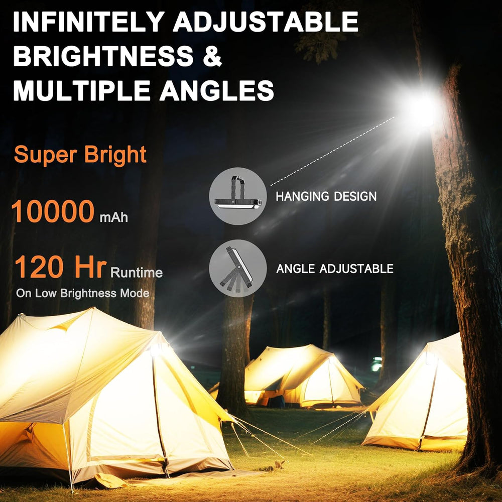 Camping Lantern LED Rechargeable - up to 120+ Hours, 10000mAh Portable Campin...