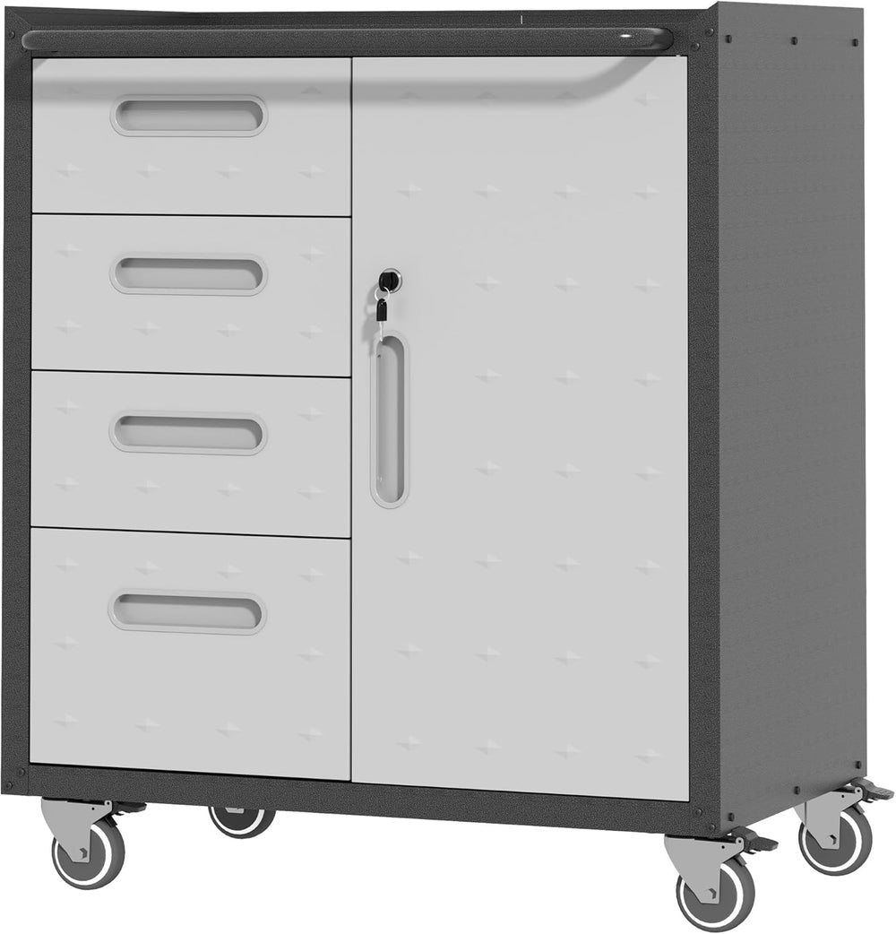 Metal Storage Cabinet for Garage, Tool Cabinet, Utility Cabinet