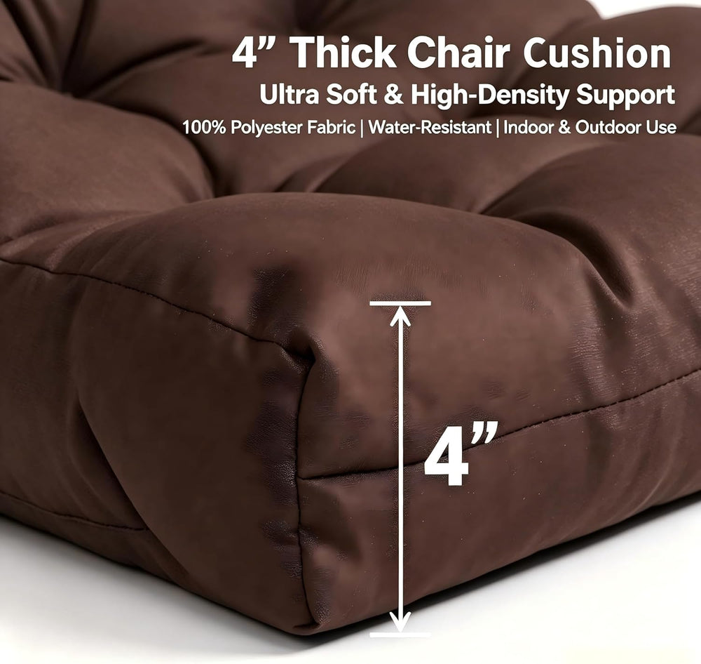 QILLOWAY Outdoor Chair Cushion for Patio Furniture, Waterproof Patio Cushions...