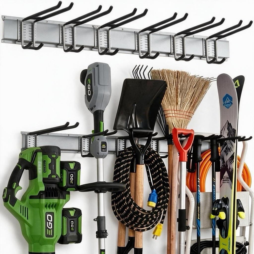 Aking Ace 48-Inch Garage Wall Organizer, Heavy-Duty Hook Set, 350lbs