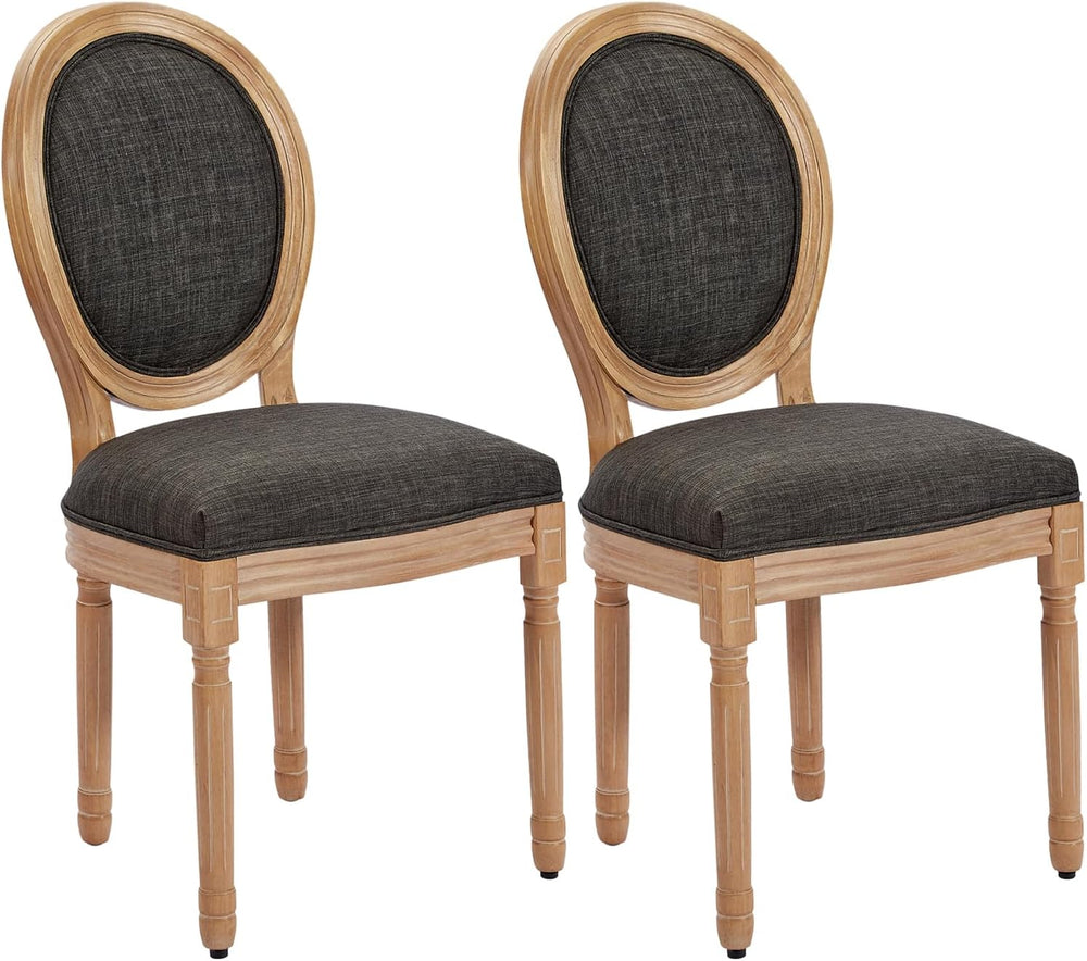 French Country Dining Chairs, Upholstered Dining Chairs Set of 2