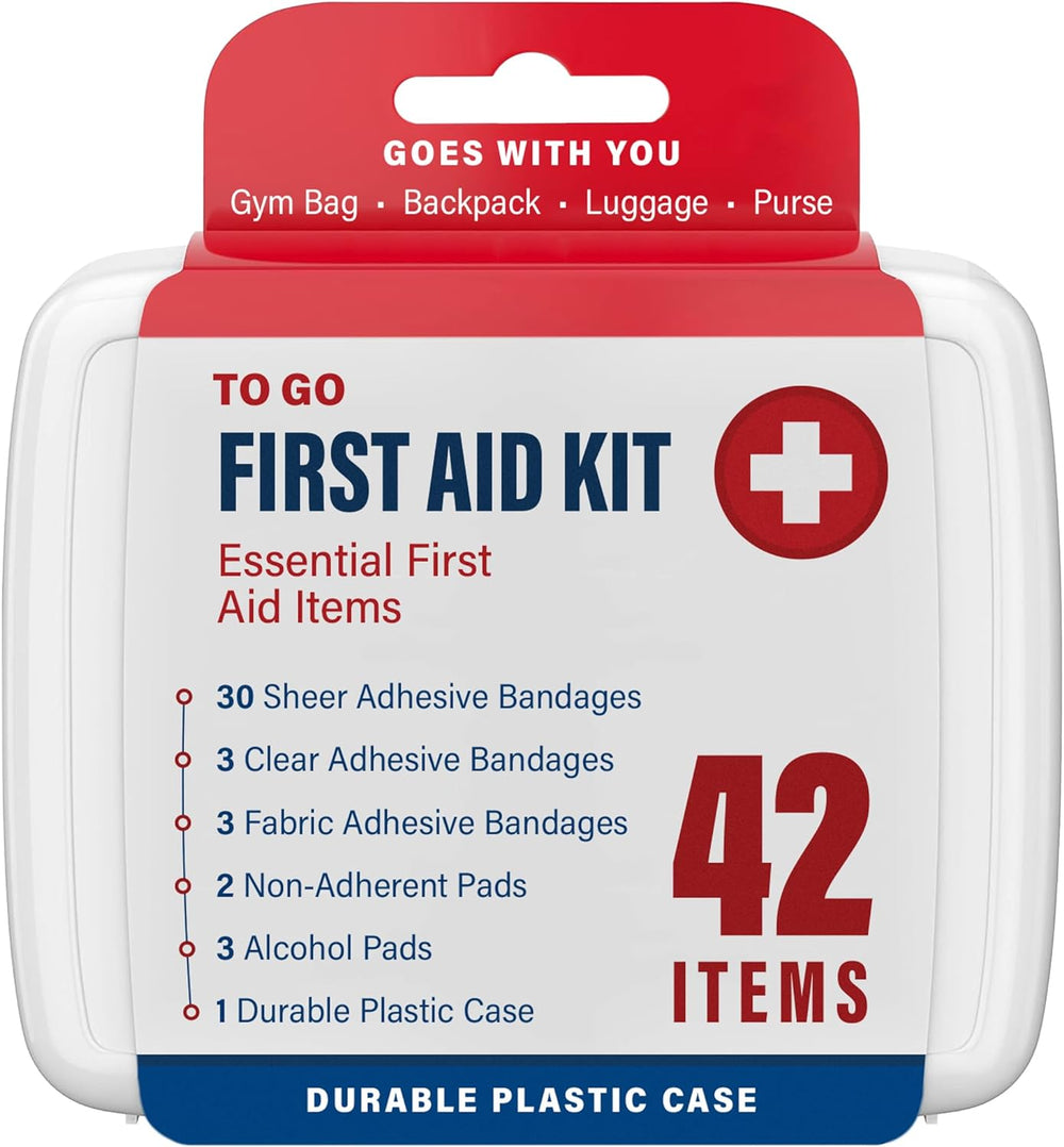 DecorRack 500 Piece First Aid Kit, 12 Individual Boxes of 42 Items Each, Firs...