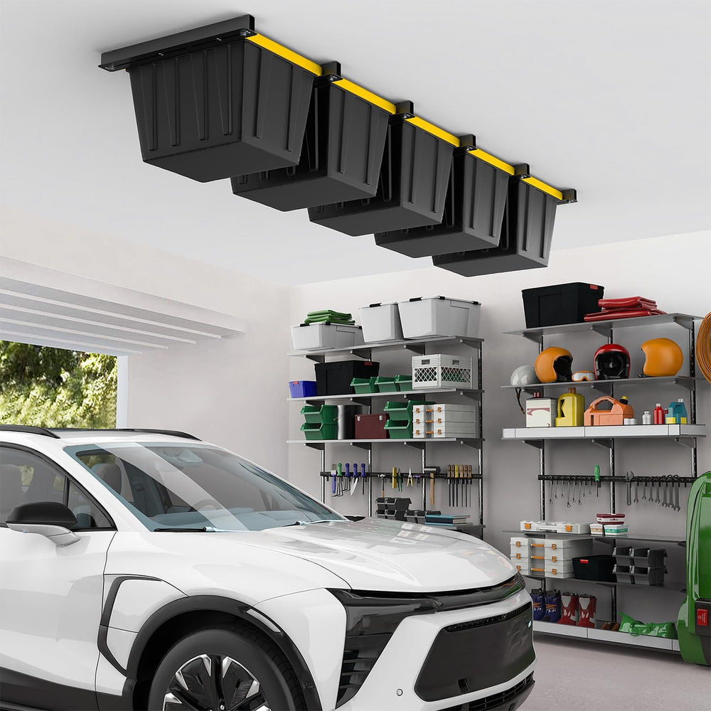 EVERHANGER Ceiling Storage Rack, Heavy Duty Overhead Garage Storage Rack