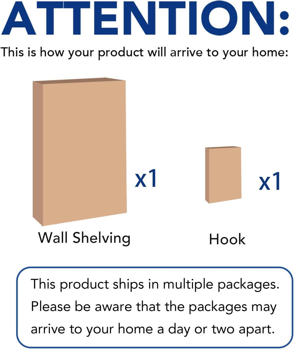 FLEXIMOUNTS 2-Pack 2x6ft Garage Shelving with Hooks, 1400lbs Load, Black