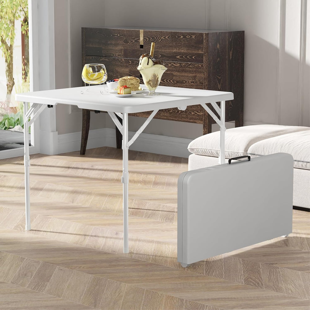 34" Folding Table for Camping, Parties, School, Picnic, 2 Pack