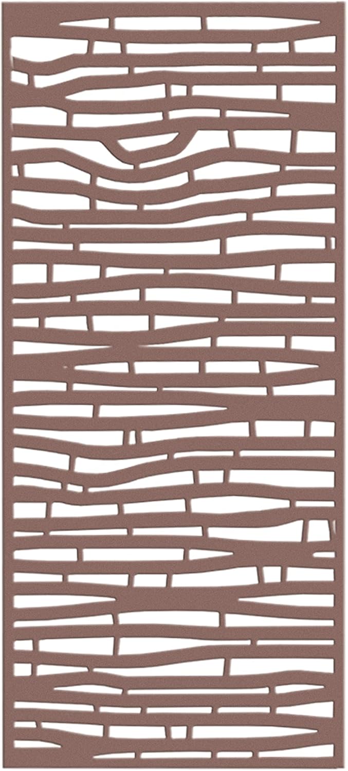 Backyard Discovery Brown Bamboo Decorative Screen Panel (Six Panels Included)