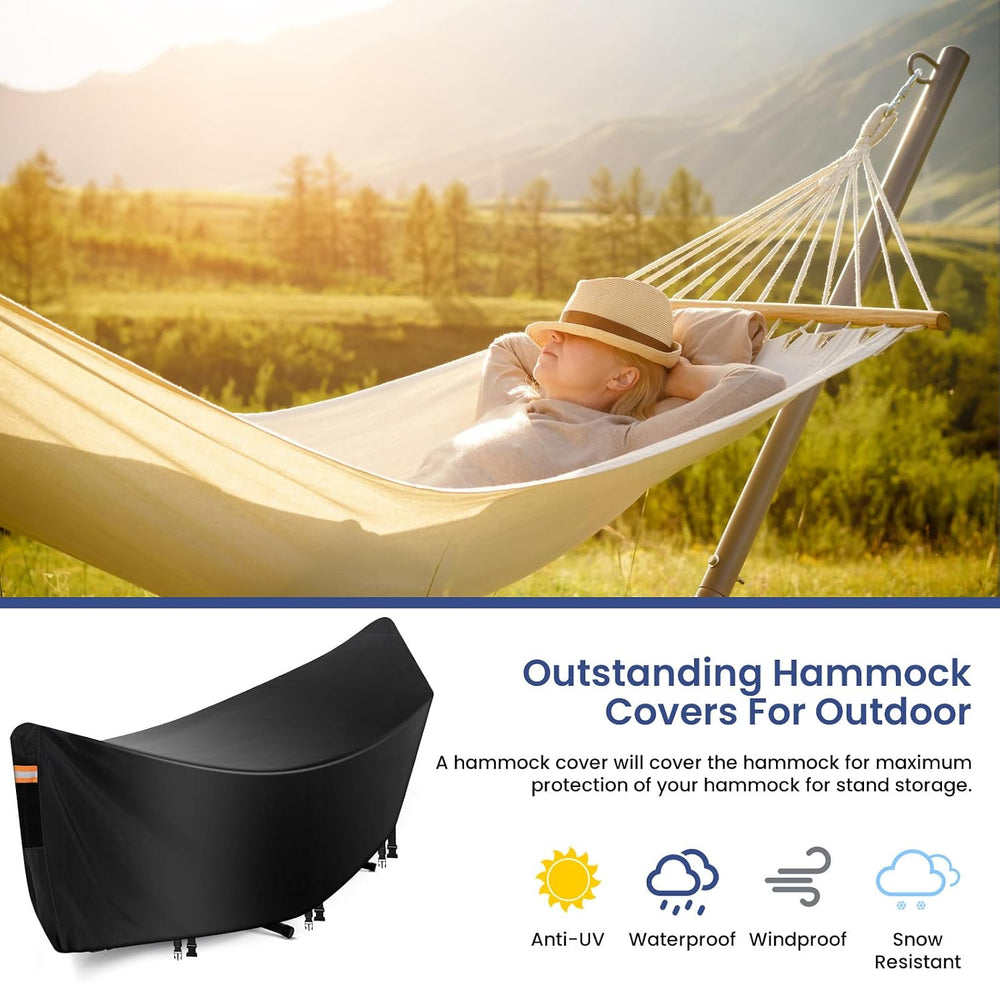 Hammock Cover Waterproof, 420D Stand Covers for Outdoor,Fits for 11-12ft