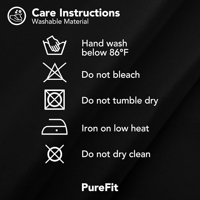 PureFit Outdoor Curtains for Patio Waterproof Weatherproof, UV Resistant Outs...