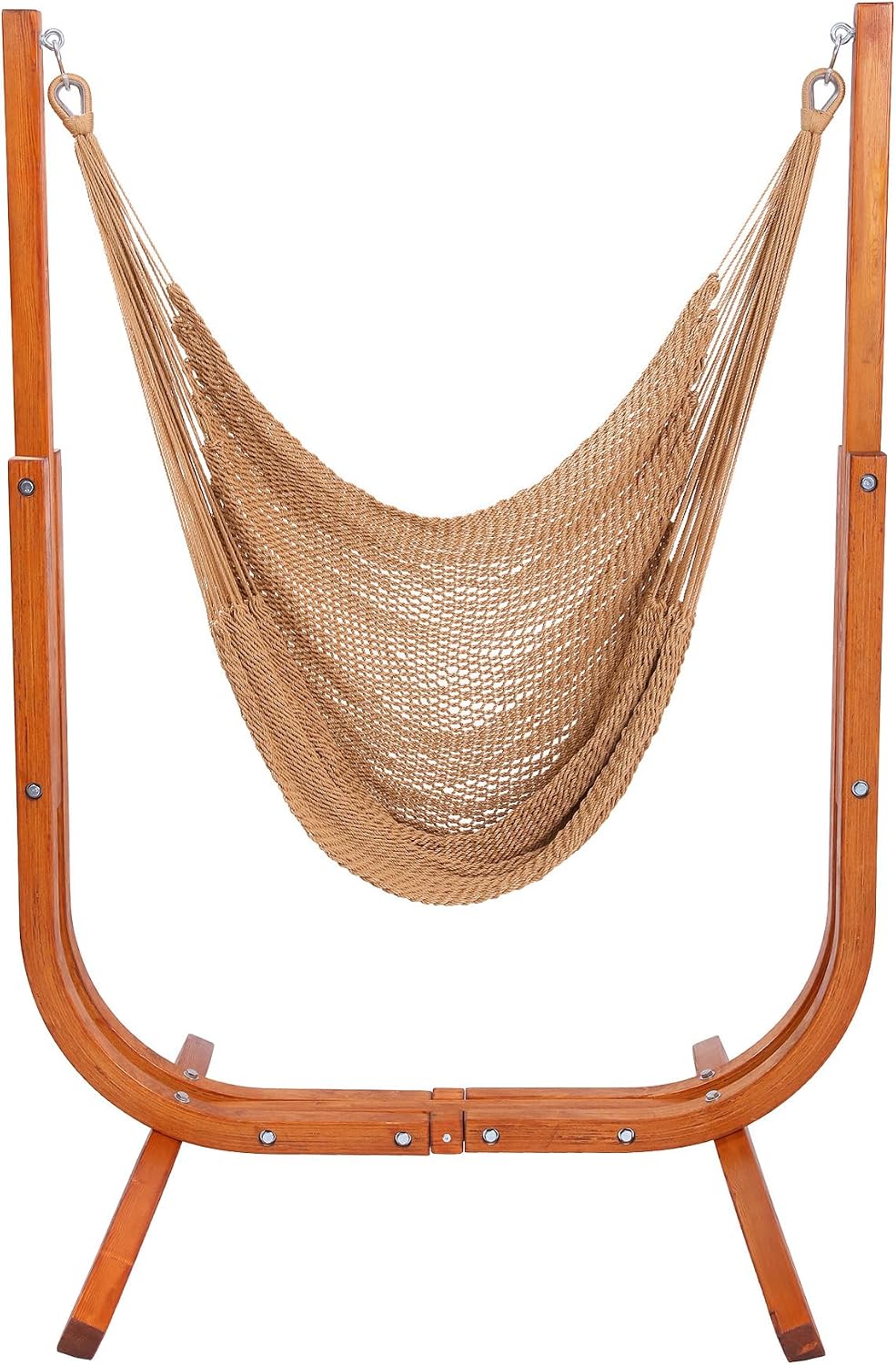 Hammock Chair with Stand, Jumbo, Wooden Hammock Swing Set