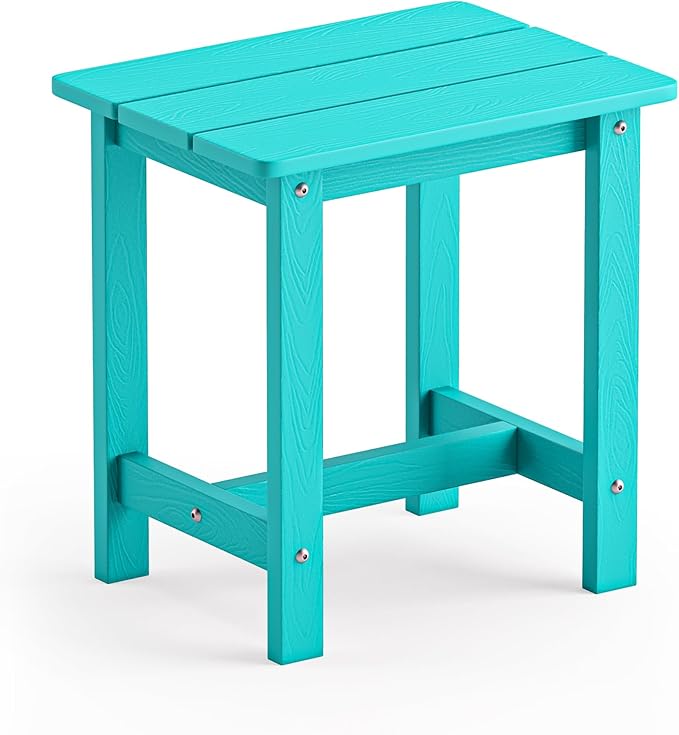 LUE BONA Outdoor Side Table, HDPS Small Outdoor Table, Adirondack Side Table,...