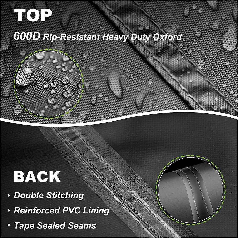 Patio Hanging Chaise Lounge Cover 900D 73 Inch Waterproof Heavy Duty Outdoor ...