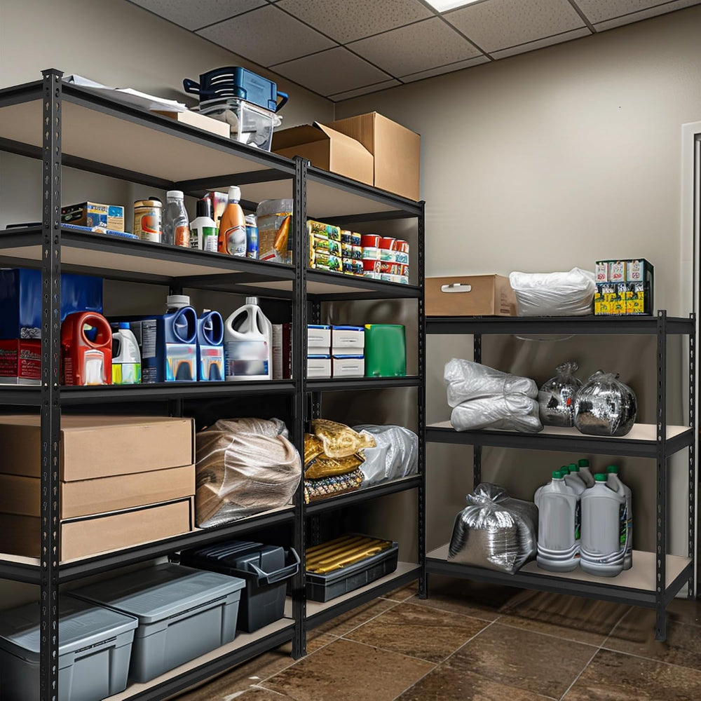 WORKPRO 2500LBS Heavy Load Shelving with Board, 72”H x 48”W x 24”D