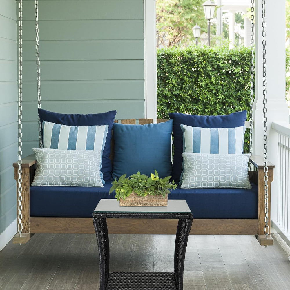 Outdoor Wicker Rattan Side Table, Square Rattan Coffee End Table Patio Wicker...