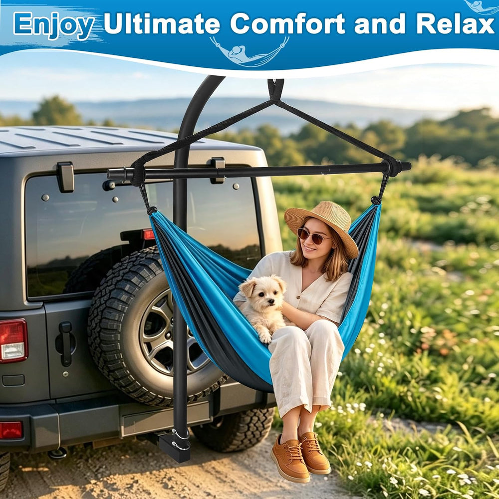Trailer Hammock Hitch Stand for 2" Vehicle Receiver, Heavy-Duty Hammock ...